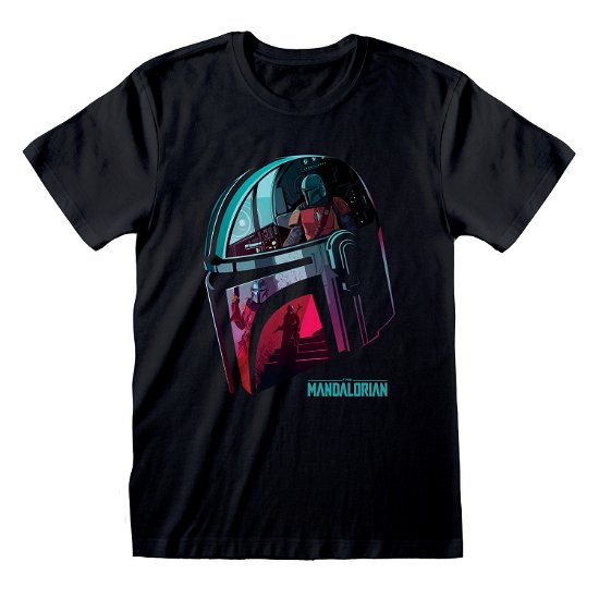 Cover for Star Wars: The Mandalorian · Helmet Reflection (T-Shirt Unisex Tg. M) (N/A)