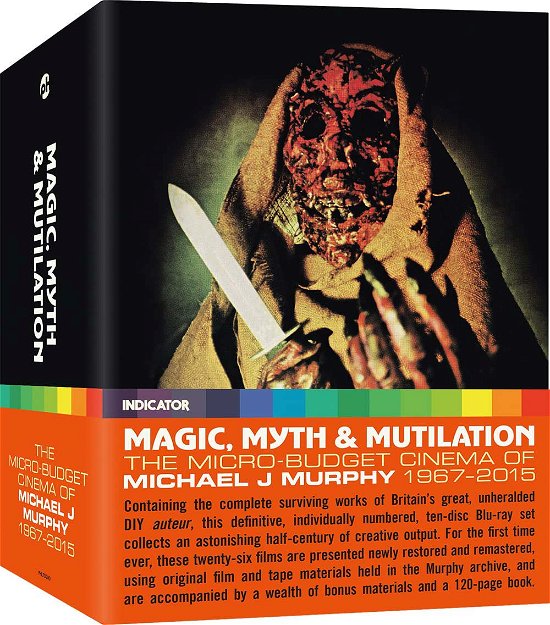 Cover for Magic Myth &amp; Mutilation: Micro-budget Cinema of · Magic, Myth and Mutilation - The Micro-Budget Cinema Of Michael J Murphy 1967 to 2015 Limited (Blu-ray) [Limited edition] (2023)