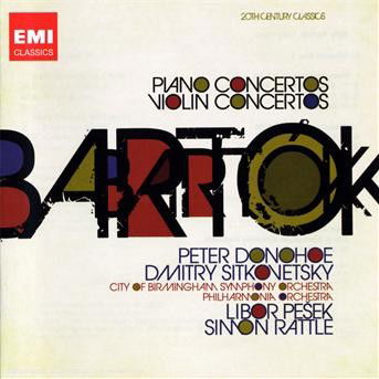 Piano & Violin Concertos Rattle Pesek Etc. - Bartok - Musik - EMI - 5099920688523 - 22. juli 2008