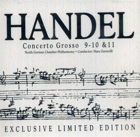 Cover for Handel · Concerto Grosso 9-10-11 (CD)