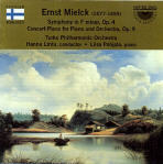 Cover for Mielck / Pohjola / Turku Philharmonic Orchestra · Sym in F Minor Op 4 / Concert Pc for Pno &amp; Orch #9 (CD) (1999)