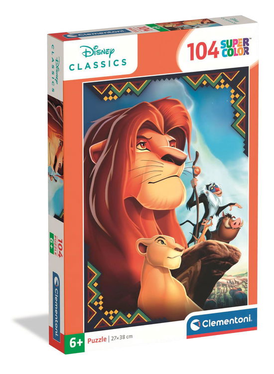 Cover for Clementoni · Puslespil Disney Lion King, 104 brikker (Jigsaw Puzzle) (2024)