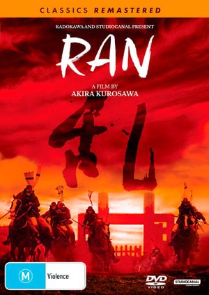 Cover for Akira Kurosawa · Classics Remastered: Ran - 2 Disc - DVD (DVD) (2021)