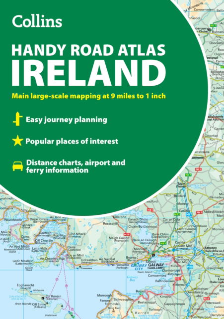 Collins Handy Road Atlas Ireland: Handy Map of Ireland Using Clear and Detailed Mapping - Collins Maps - Books - HarperCollins Publishers - 9780008716523 - April 10, 2025