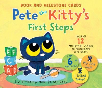 Pete the Kitty’s First Steps: Book and Milestone Cards - Pete the Cat - James Dean - Böcker - HarperCollins Publishers Inc - 9780063111523 - 28 mars 2023