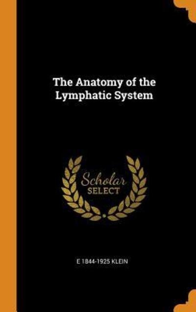 The Anatomy of the Lymphatic System - E 1844-1925 Klein - Livros - Franklin Classics Trade Press - 9780353038523 - 10 de novembro de 2018