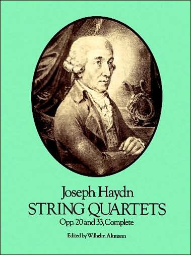 Cover for Joseph Haydn · String Quartets, Opp. 20 and 33, Complete (Dover Chamber Music Scores) (Paperback Book) [1st Thus edition] (1985)