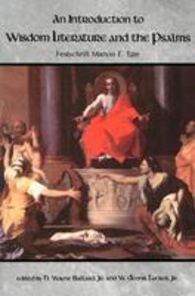 Cover for Marvin E Tate · An Introduction to Wisdom Literature and the Psalms (Paperback Book) (2000)