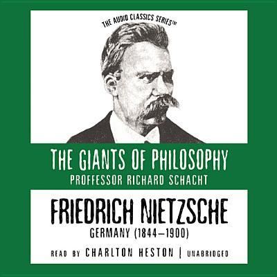 Cover for Richard Schacht · Friedrich Nietzsche (CD) (2013)