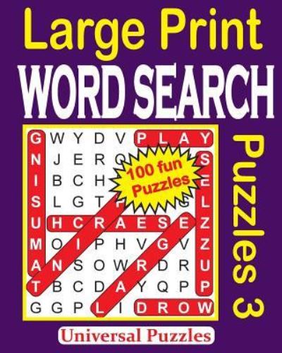 Cover for Universal Puzzles · Large Print WORD SEARCH Puzzles (Paperback Book) (2016)