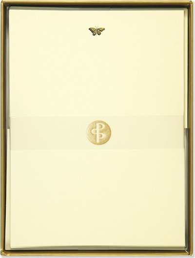 Cover for Peter Pauper · GOLD BUTTERFLY BOXED STATIONERY (Letter-Perfect Stationery Series) (Hardcover Book) (2007)