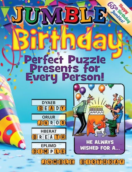 Cover for Tribune Content Agency LLC · Jumble Birthday: Perfect Puzzle Presents for Every Person! - Jumbles (Paperback Book) (2019)