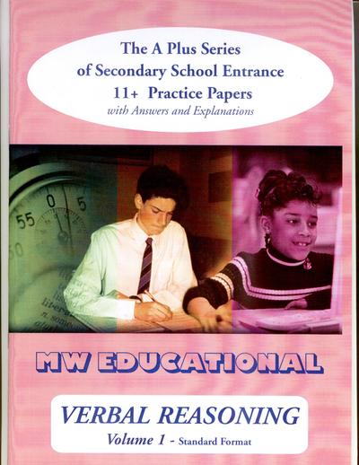 Cover for Mark Chatterton · Verbal Reasoning: The A-plus Series of Secondary School Entrance 11+ Practice Papers (with Answers) - 'A' Plus S. (Paperback Book) [3 Revised edition] (2001)