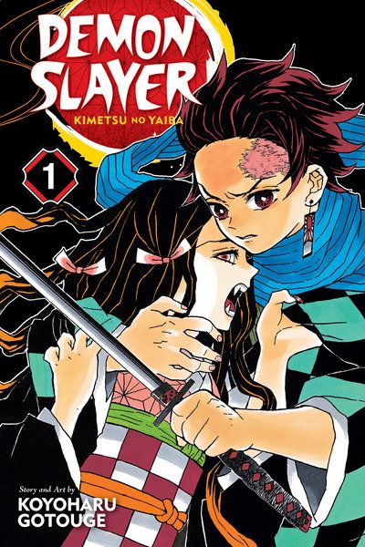 Cover for Koyoharu Gotouge · Demon Slayer: Kimetsu no Yaiba, Vol. 1 - Demon Slayer: Kimetsu no Yaiba (Paperback Bog) (2018)
