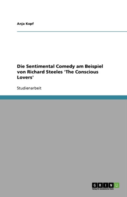 Cover for Kopf · Die Sentimental Comedy am Beispiel (Book) [German edition] (2009)