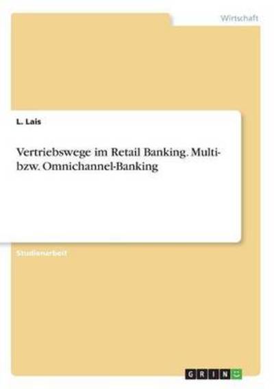 Cover for Lais · Vertriebswege im Retail Banking. M (Book)