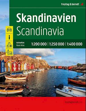 Scandinavia Road Atlas - Freytag & Berndt - Kirjat - Freytag-Berndt - 9783707922523 - torstai 22. helmikuuta 2024