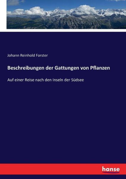 Cover for Forster · Beschreibungen der Gattungen vo (Book) (2017)