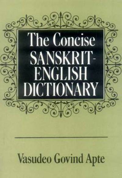 Concise Sanskrit-English Dictionary -  - Bøger - Motilal Banarsidass, - 9788120801523 - 1. december 1986