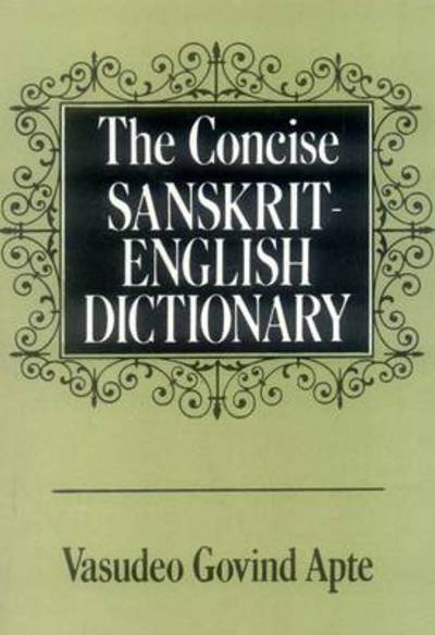 Concise Sanskrit-English Dictionary -  - Livros - Motilal Banarsidass, - 9788120801523 - 1 de dezembro de 1986