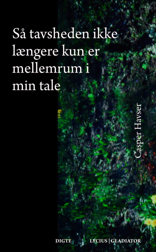 Cover for Casper Havser · Så tavsheden ikke længere kun er mellemrum i min tale (Taschenbuch) [1. Ausgabe] (2020)