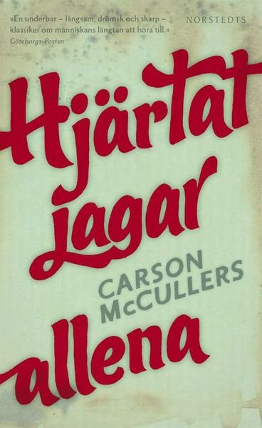 Cover for Carson McCullers · Hjärtat jagar allena (Paperback Book) (2018)