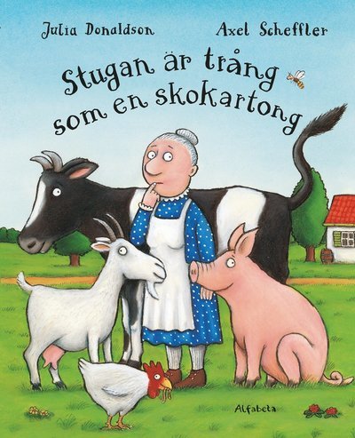 Cover for Julia Donaldson · Stugan är trång som en skokartong (Indbundet Bog) (2019)