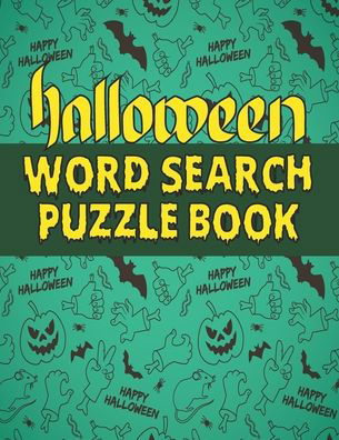 Cover for Kr Print House · Halloween Word Search Puzzle Book: Happy Halloween Large Print Word Search Puzzle Book for Adult with Solutions.Halloween Gifts for All Ages! (Pocketbok) (2021)