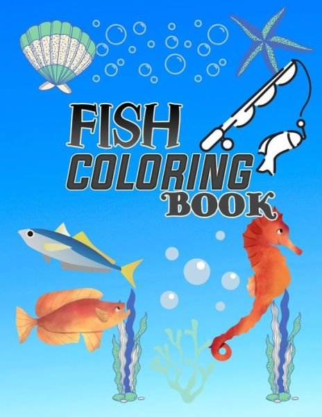 Cover for Clrb Art · Fish Coloring Book (Taschenbuch) (2021)