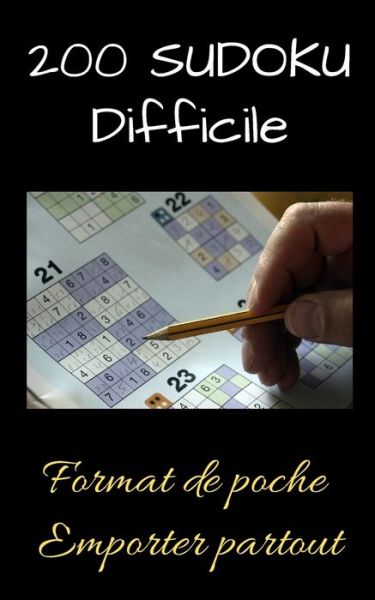 Cover for Notes Edition · 200 Sudoku difficile (Paperback Book) (2020)