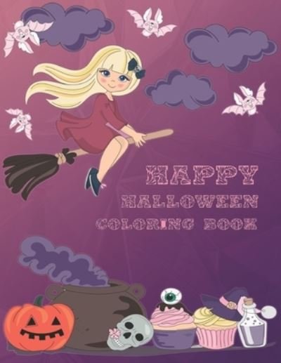 Cover for Thibauld Gibbs · HAPPY HALLOWEEN Coloring Book (Paperback Book) (2020)