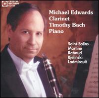 Cover for Michael Edwards · Saint-Saens, Martinu, Rabaud, Bjelinski, Ladmirault (CD) (1990)