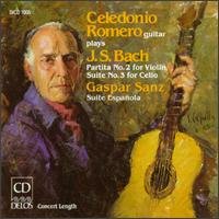 Cover for Bach / Sanz · Partita No.2-Suite Espan. (CD) (1994)