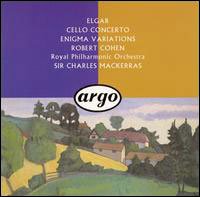 Cover for Elgar · Elgar: Cello Concerto Enigma Variations (CD) (1901)