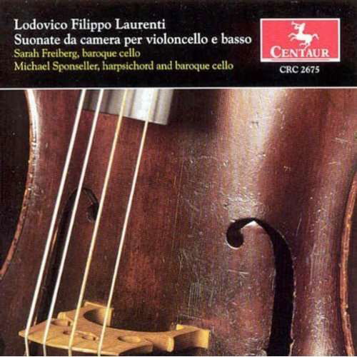 Suonate Da Camera Per Violoncello E Basso - Laurenti / Freiberg / Sponseller - Musiikki - Centaur - 0044747267524 - tiistai 29. kesäkuuta 2004