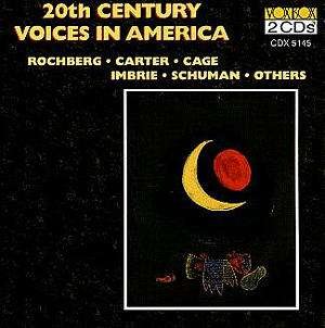 Cover for 20th Century Voices in America / Various (CD) (1995)