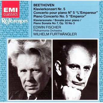 Cover for Beethoven / Fischer / Furtwangler / Phil Orch · Edwin Fischer Plays Beethoven (CD) (2001)