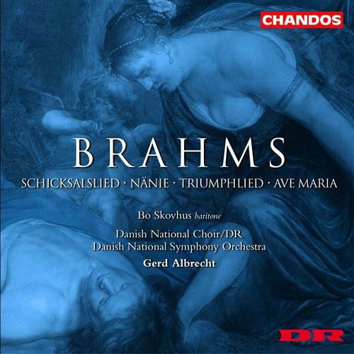 Works for Chorus & Orchestra: Schicksalslied - Brahms / Albrecht / Danish Nat'l Orchestra - Musikk - CHANDOS - 0095115116524 - 24. februar 2004