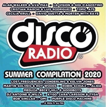 Cover for Disco Radio Summer Compilation (CD) (2020)