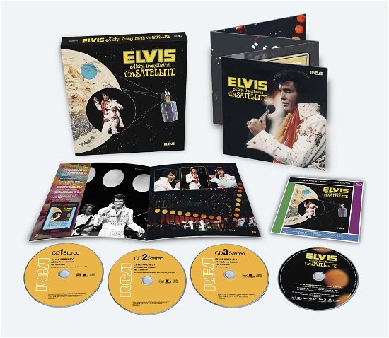 Cover for Elvis Presley · Aloha From Hawaii Via Satellite (CD/Blu-ray) [50th Anniversary Box Set edition] (2023)