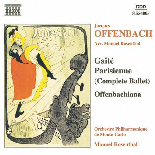 Gaite Parisienne / Offenbac - J. Offenbach - Musiikki - NAXOS - 0636943400524 - perjantai 27. elokuuta 1999