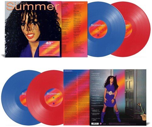 Cover for Donna Summer · Donna Summer (40th Anniversary Edition) (Blue / Red Vinyl) (LP) (2022)