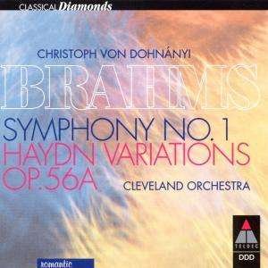 Cover for Brahms · Brahms-symphony Nº 1/haydn-variations Op. 56a (CD)