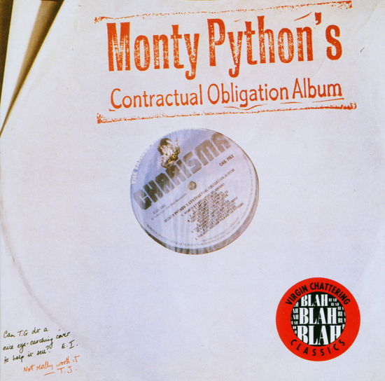 Contractual Obligation - Monty Python - Music - EMI - 0724383985524 - August 30, 1994