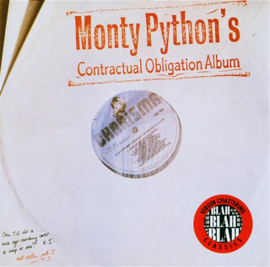 Contractual Obligation - Monty Python - Music - EMI - 0724383985524 - August 30, 1994