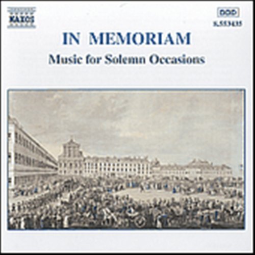 Cover for Music for Solemn Occasions / Various (CD) (1996)