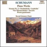 Schumann / Glemser · Piano Works / Sonata 2 / Arabeske (CD) (1994)