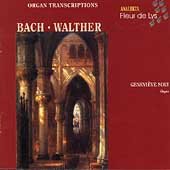Cover for Genevieve Soly · * Bach, Walther: Concertos trans (CD) (2014)