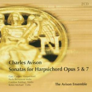 Cover for Avison / Avison Ensemble · Sonatas for Harpsichord Opus 5&amp;7 (CD) (2010)