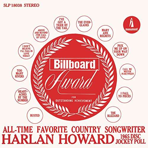 Cover for Harlan Howard · Favorite Country Songwriter-Howard,Harlan (CD) (2016)